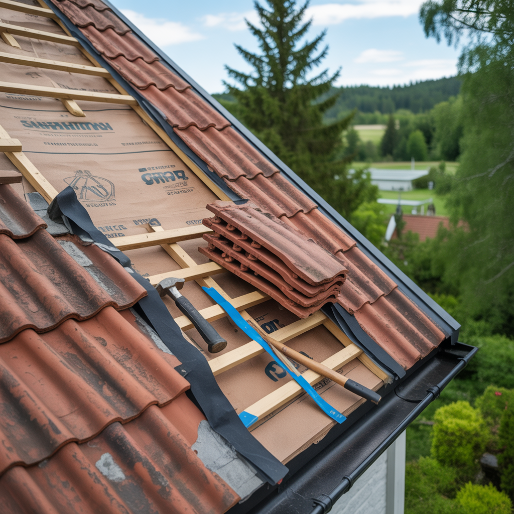 6.Hur du raddar ett gammalt tak med minimal budget