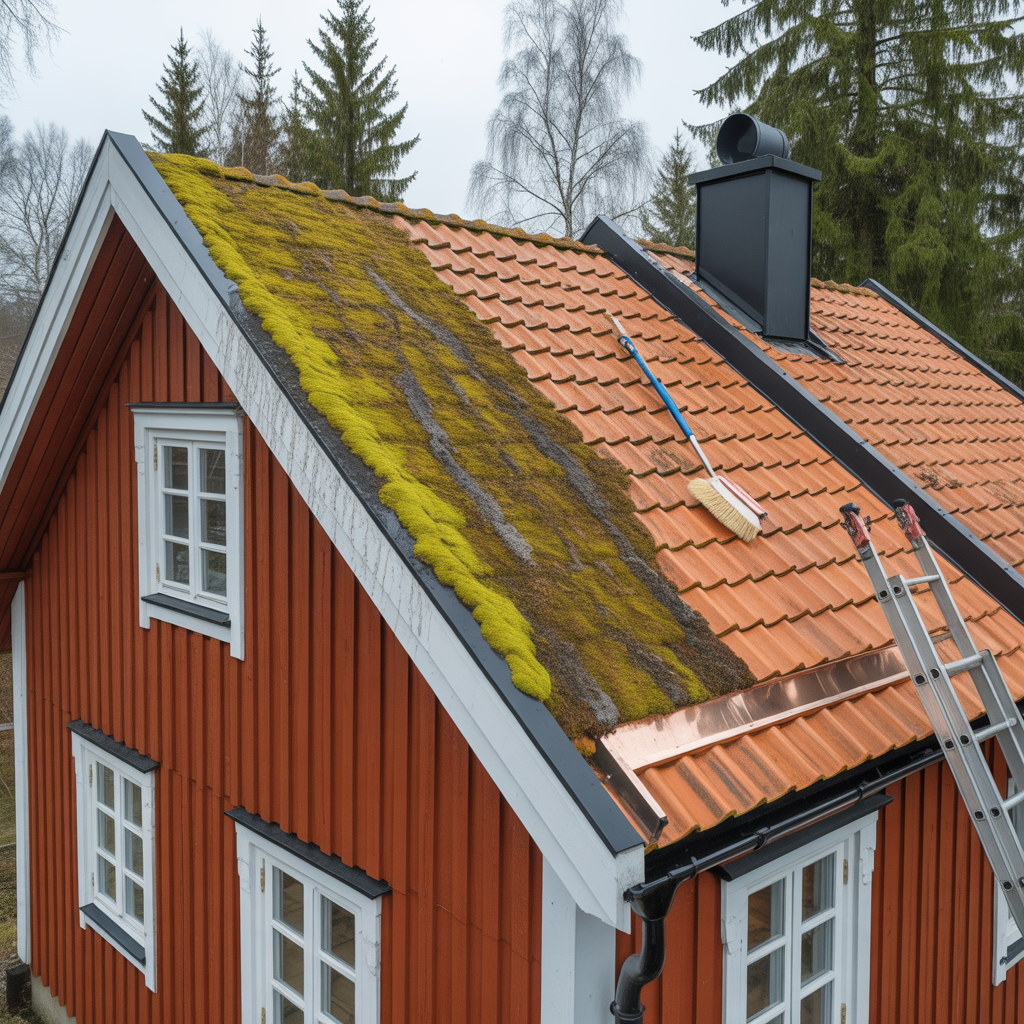 mossa pa takpannor risker borttagning och forebyggande rad